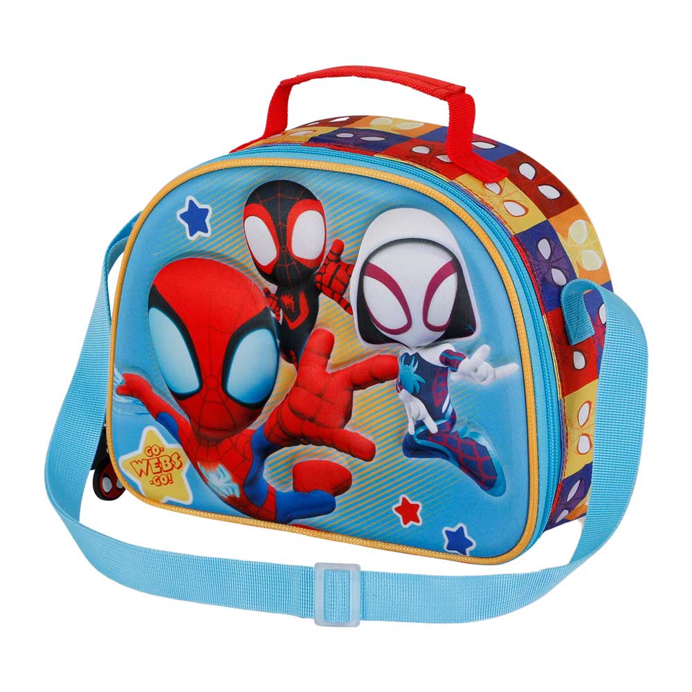 Spiderman Bleu Sac à Goûter 3D