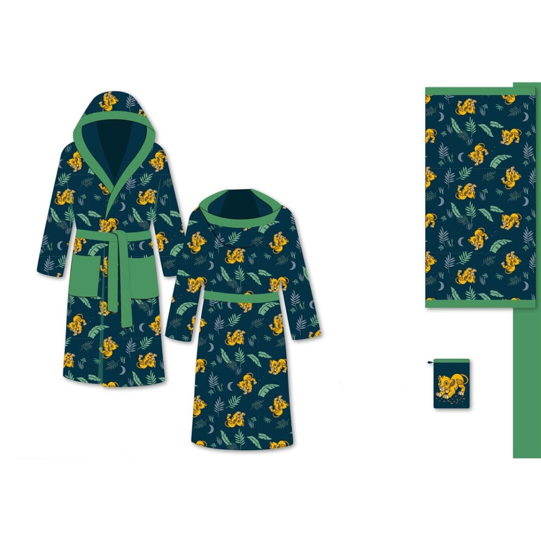 Ensemble bain Roi lion